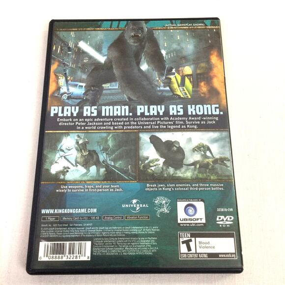 Playstation 2 Peter Jackson's King Kong Ubisoft Video Game Complete - Picture 2 of 6